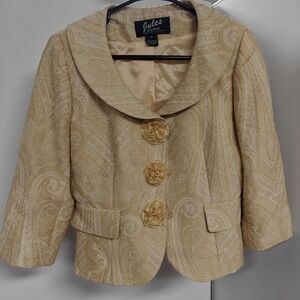 Jules Women's Elegant Gold Blazer
